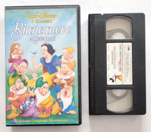 Vhs Biancaneve E I Sette Nani Film Animazione Walt Disney Videocassetta (V30) - Picture 1 of 1