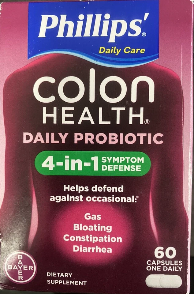 Phillips Colon Health Probiotic Supplement - 60 Capsules