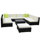 Gardeon 10pc Outdoor Furniture Sofa Set Lounge Setting Wicker Rattan Couch Patio