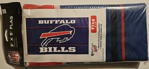 Bandera Bandera Buffalo Bills NFL 3' X 5' NUEVO EN PAQUETE NUEVO Diseño de Borde Negro - Imagen 1 de 2