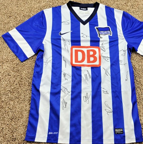 Nike Dri Fit Hertha BSC 2012 2013 Soccer Jersey 479853-489 Men’s Size L Cover
