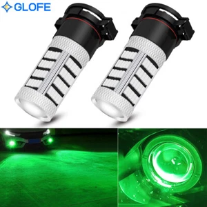 2X H16 9009 5202 LED Fog Driving Lights DRL Bulbs 2000K Green High Power Bright - Picture 1 of 7