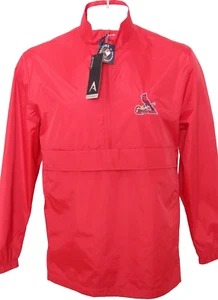 NEW Saint St. Louis Cardinals Antigua Red MLB Windbreaker anorak Jacket Men's L - Picture 1 of 9