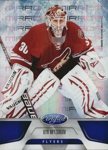 2011-12 (FLYERS) Certified Mirror Blue #106 Ilya Bryzgalov/99