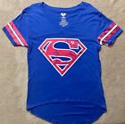 DC - Superman - Damen/Junioren Grafik Hi Low Mode T-Shirt - Größe XL - Neu