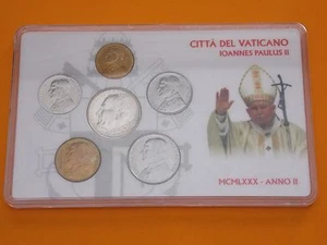 J.PAULUS II KURSMUENZENSATZ 1980 - Bild 1 von 3
