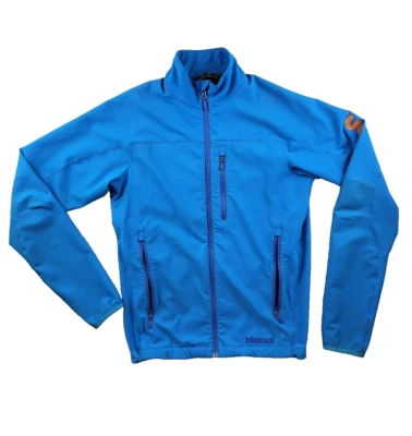 Marmot Tempo Men’s Nickelodeon Staff Softshell Jacket Blue Sapphire Size S EUC - Image 1 of 4