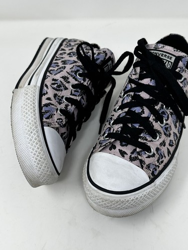 Sneaker con stampa cuore Converse all star Eva Lift OX misura 4 5 giugno