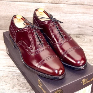 *NIB* $395 Allen Edmonds CLIFTON Oxford  11.5 B  Narrow Burgundy * add $15 Trees - Picture 1 of 13