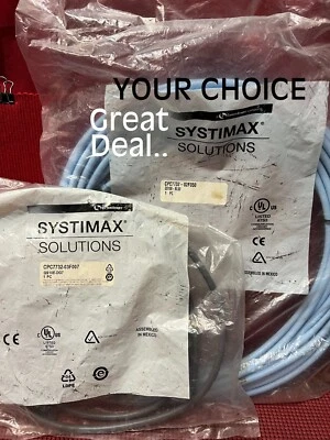 Commscope SYSTIMAX Solutions CPC7732-02F050 GS10E-BL50 ft / GS10E-DG7  Gray 7 ft - Image 1 of 2