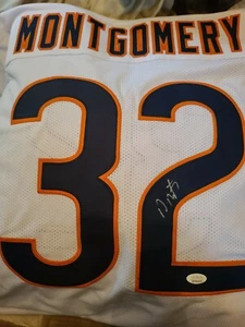 David Montgomery Signed Custom Jersey Jsa Authentication - Picture 1 of 3