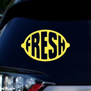Fresh Sticker - Fresh Lemon Decal - Picture 1 of 5