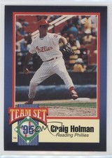 1995 Reading Phillies Team Set Craig Holman #18