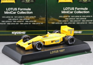 Kyosho 1/64 Lotus Classic Team Formula Collection 100T F1 No.2 1988 S.Nakajima
