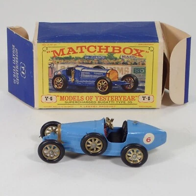 Matchbox Models of Yesteryear Y-6 1926 Type 35 Bugatti Issue 6 OVP - Bild 1 von 4