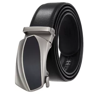 HJones Oferta Caliente Cinturón de Cuero de Vaca para Hombre Hebilla Automático Cinturón de Trinquete Correa - Imagen 1 de 6