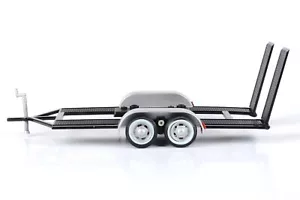 Rimorchio auto in metallo scala 1:24 - Trasportatore auto pressofuso Motormax 76001 - Foto 1 di 5