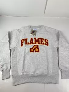 NWT Calgary Flames￼ Champion Sweatshirt Reverse Weave Size Small New NHL - Picture 1 of 7