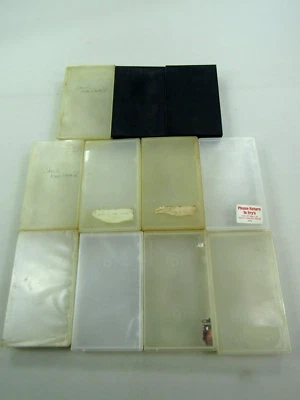 VTG Blank VHS Cases Clamshell Empty Plastic Clear & Black Lot Of 11 Video Movie - Image 1 of 4