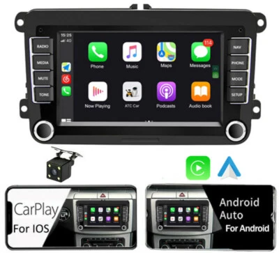 Для VW Jetta Passat Golf MK5 автомобильное радио стерео Android Carplay GPS навигатор + камера - Изображение 1 из 4