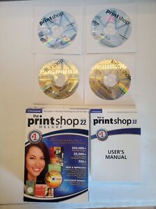Broderbund Vintage Print Shop Deluxe Version 22 2000/XP PC Software Clip Art