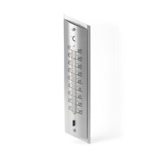 Holman 23cm Aluminium Wall Thermometer Indoor Outdoor - Mercury
