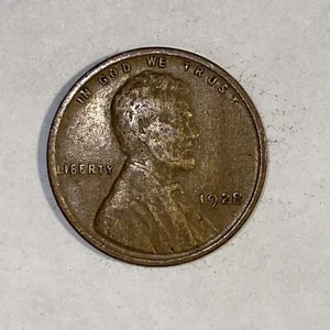 1928 P Lincoln Copper Wheat Cent Penny /Lot W79 - Picture 1 of 2
