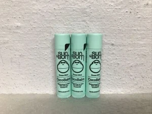 Sun Bum Coco Balm Feuchtigkeitsspendender Lippenbalsam Ozean Minze 3 Stück Neu Versiegelt - Bild 1 von 3
