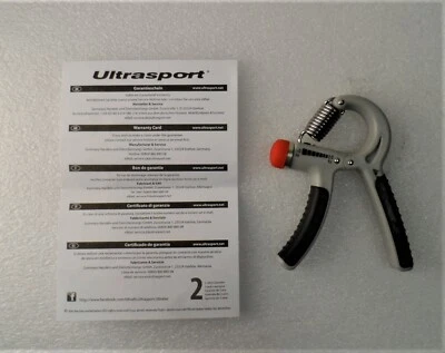 Ultrasport Fingerhantel - 9-fach verstellbar, grau, 10-40 kg, 331100000040