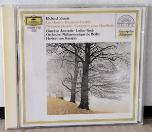 DG 423 888-2 STRAUSS KARAJAN, KOCH, JANOWITZ METAMORPHOSEN, OBOE CONC GERMANY CD - Picture 1 of 3