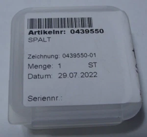 Thermo Scientific SCHLITZ P/N 0439550 - Bild 1 von 3