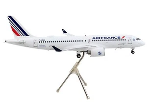 Airbus A220-300 Commercial Aircraft "Air France" White with Striped Tail "Gemini - Picture 1 of 3