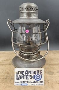 Antique Dietz No.39 Standard Bellbottom Railroad Lantern M.C.R.R. CAST globe