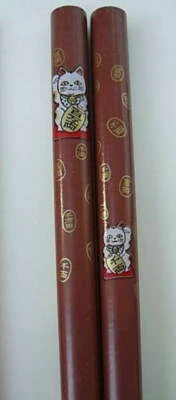 ANIMAL Chopsticks Hair sticks Cat Bunny Frog Ape Duck Dragon Panda 9" - Image 1 of 4