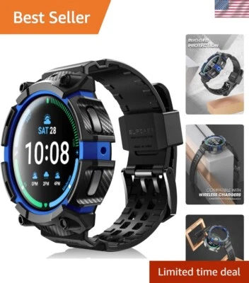 Galaxy Watch 5 Pro 45mm Protective Case with Scratch-Resistant Band for Men - Image 1 of 4