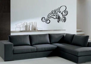 Oktopus Ozean Meer Meerestier DEKO Wandbild Vinyl Kunst Aufkleber M497 - Bild 1 von 3