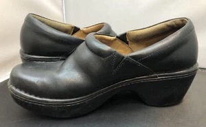 Ariat Womens Size 10B Black Leather Slip On Clogs - Picture 1 of 21