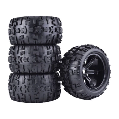 4x ZD Racing 17mm Hex Felge und Reifen für 1/8 Traxxas Monster RC Truck Cars - Bild 1 von 4