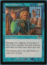 Second Chance Urza's Legacy PLD Blue Rare MAGIC MTG CARD (ID# 245580) ABUGames