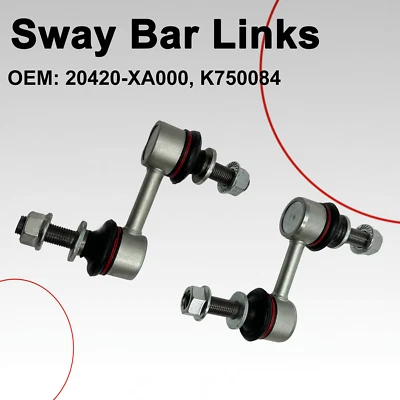 Pair Front Sway Bar Links K750084 For Subaru Forester Tribeca Outback Crosstrek Foto 1 de 4