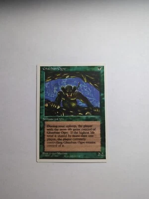 MISPRINT | MISCUT MTG Ghazban Ogre, Chronicles, Magic the Gathering - Image 1 of 2