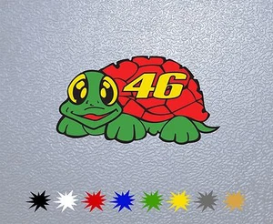 PEGATINA PEGATINA CALCOMANÍA VINILO PEGATINA Turtle 46 V.Rossi - Imagen 1 de 2