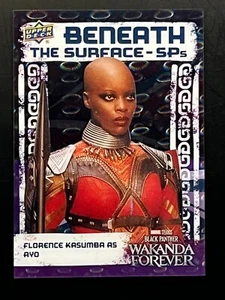 2024 Marvel Wakanda Forever BENEATH THE SURFACE SPs INSERTO PÚRPURA elige tu tarjeta - Imagen 1 de 4
