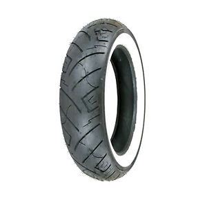 100/90-19 (61H) Shinko 777 H.D. Front Motorcycle Tire White Wall - Fits: BMW