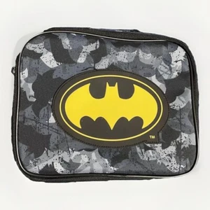 Batman Black & Gray Zipper Lunch Bag - Picture 1 of 7