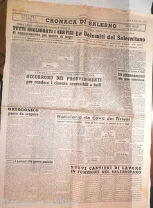 ALBURNI CERVATI PAGANI NOTIZIARIO DI CAVA DE TIRRENI ORTODONICO SARNESI SALO DI - Foto 1 di 1