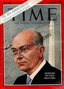 1963 Time December 6 - Johnson takes over; Kennedys in Mourning; C S Lewis dies - Picture 1 of 1