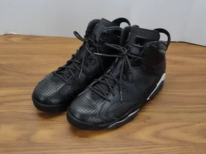 Nike Air Jordan 6 Retro nero gatto OG VI 384664-020 taglia 10,5 - Foto 1 di 7