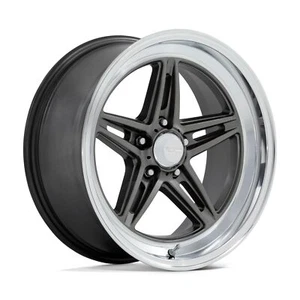 American Racing Vintage VN514 Groove 18x8 5x4.75 Anthracite Diamond Rim 18" 0mm - Picture 1 of 7