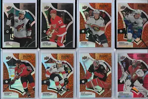 8-CARD LOT OF - '21-22 Allure RC PARALLELS (Black RB X2, Leopard X5 & Red RB X1) - Picture 1 of 2